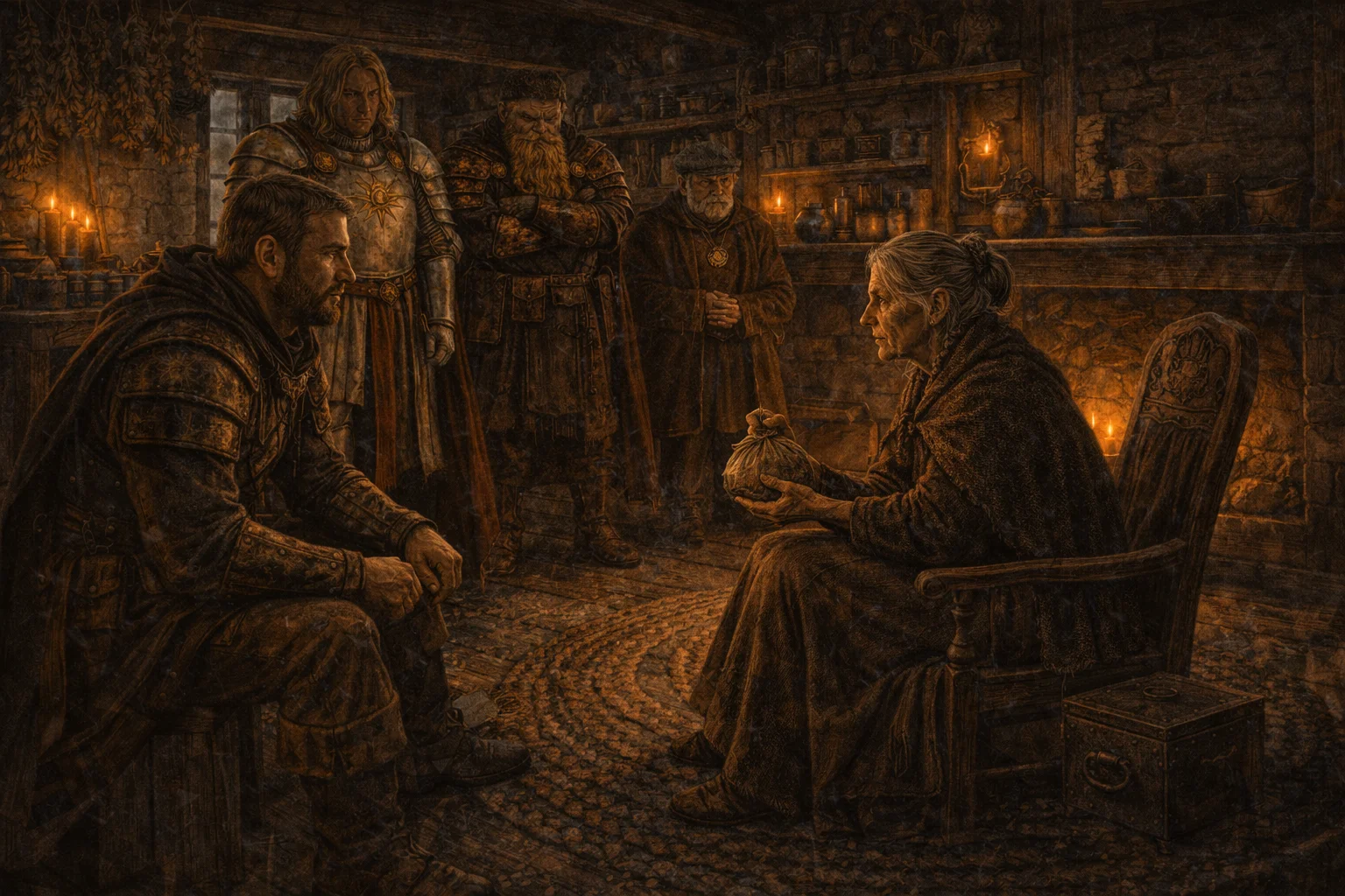 La taglia e la vecchia